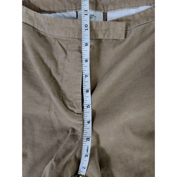 Loft Women's Camel Corduroy Pants Size 12 Wide Leg Marisa Ann Taylor - Picture 9 of 12